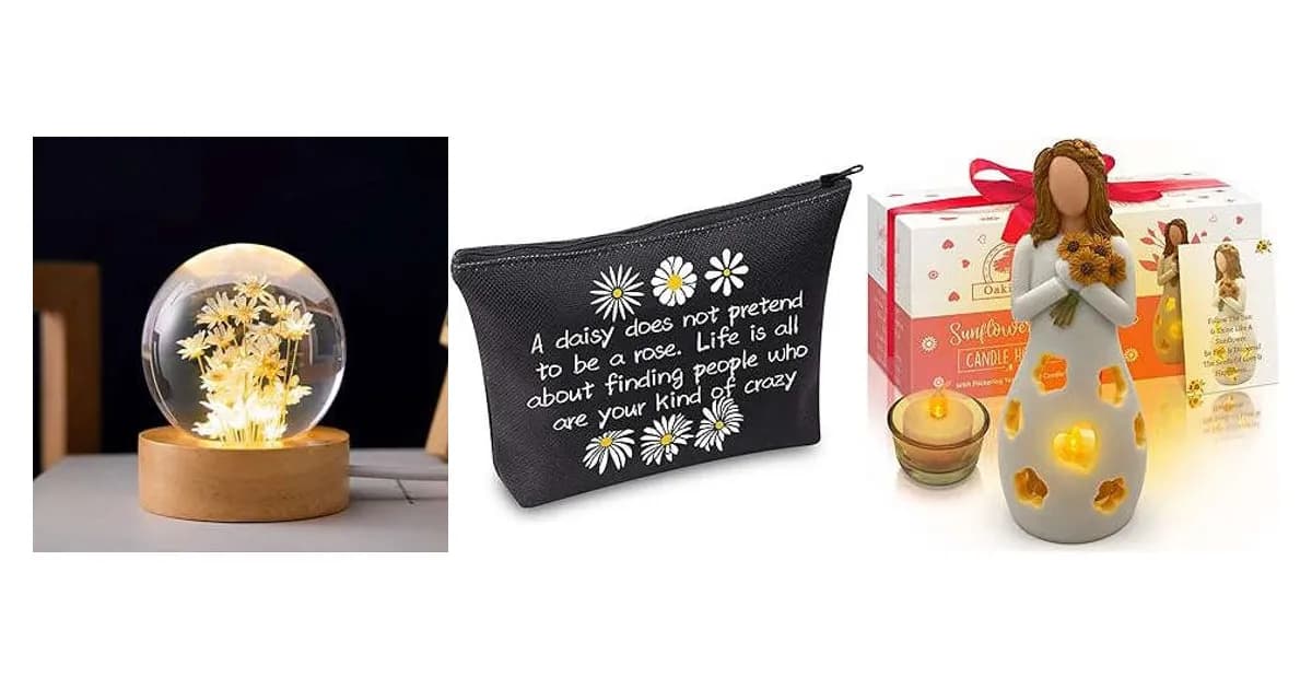 Image that represents the product page Daisy Gifts For Her inside the category fashion.