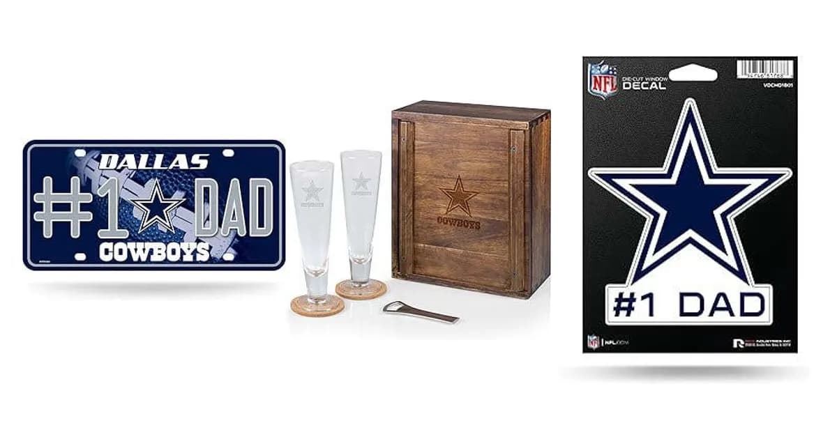 Image that represents the product page Dallas Cowboy Gifts For Dad inside the category men.