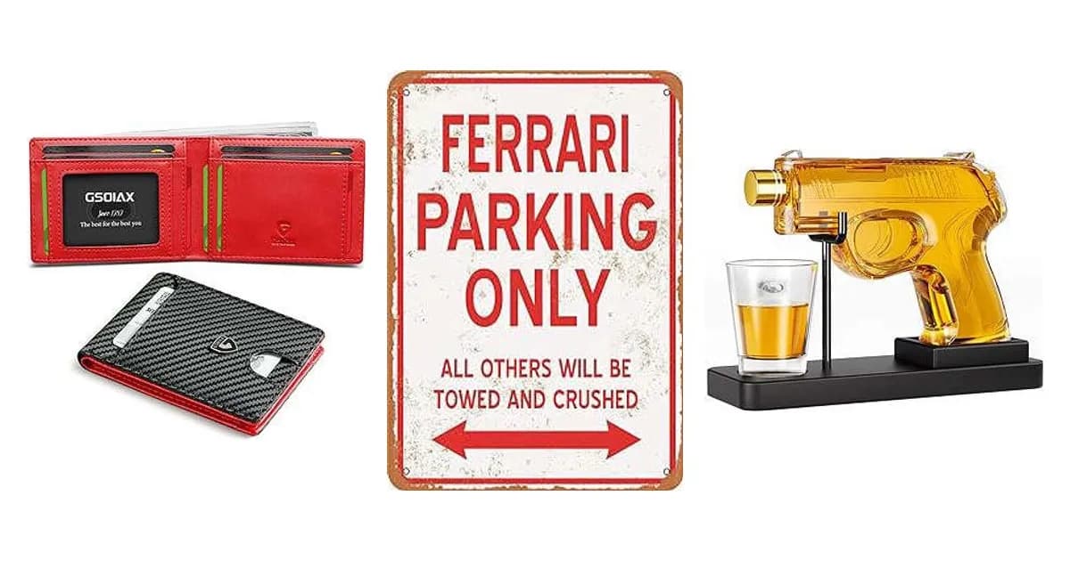 Image that represents the product page Ferrari Gifts For Him inside the category men.