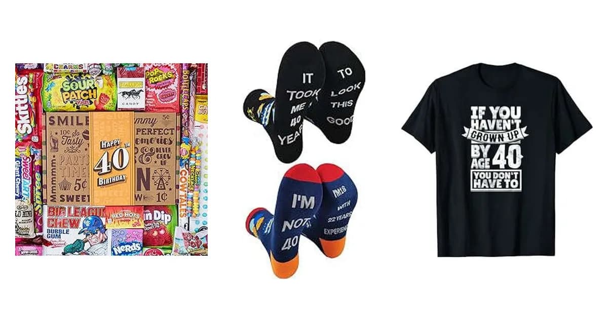 Image that represents the product page Fun Gifts For 40 Year Old Man inside the category men.
