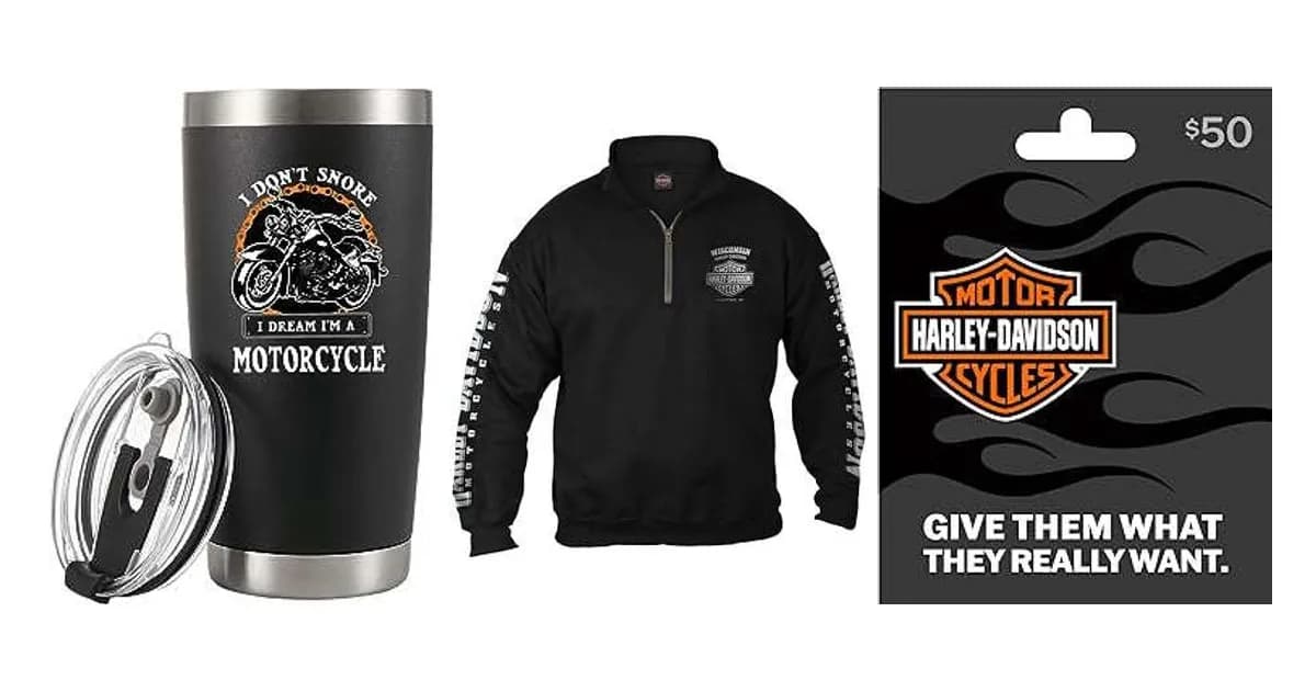 Image that represents the product page Harley Davidson Gifts For Men inside the category men.