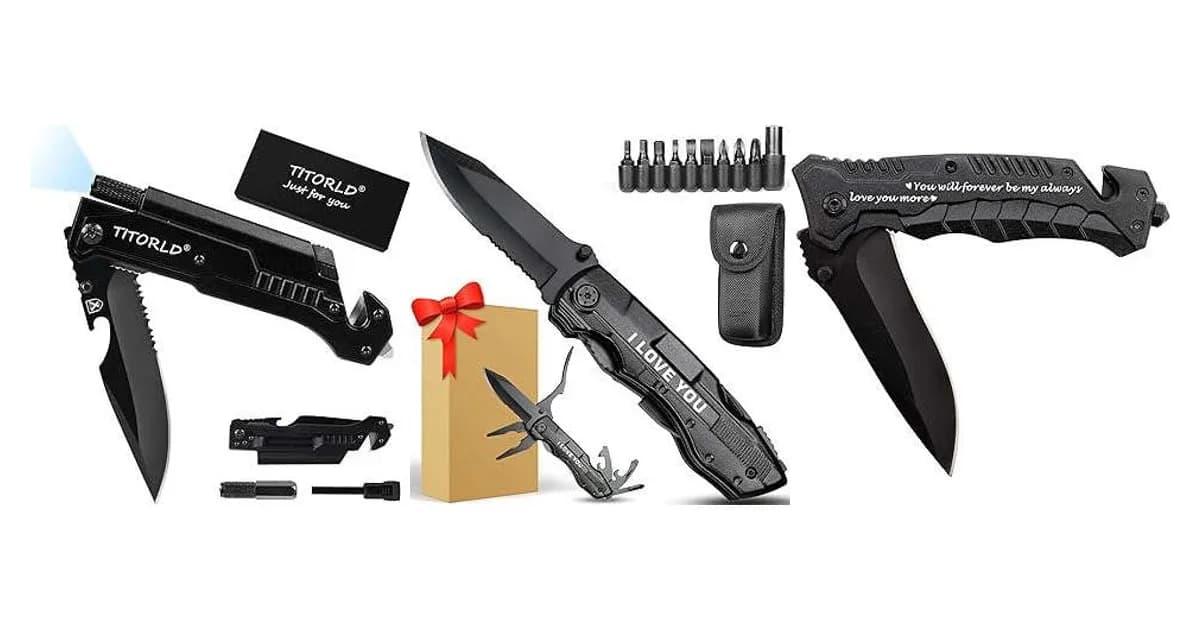 Image that represents the product page Knife Gifts For Him inside the category men.