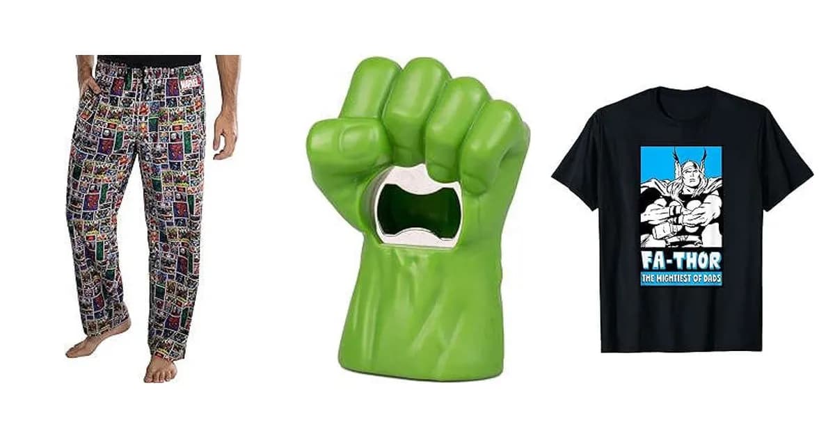 Image that represents the product page Marvel Gifts For Dad inside the category men.