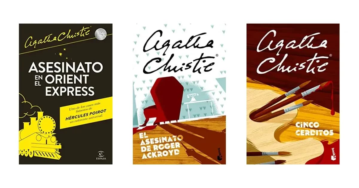 Imagem que representa a página do produto Melhores Livros Agatha Christie dentro da categoria livros.