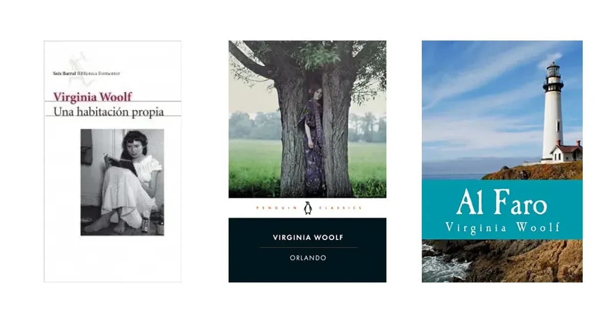 Imagem que representa a página do produto Melhores Livros De Virginia Woolf dentro da categoria livros.