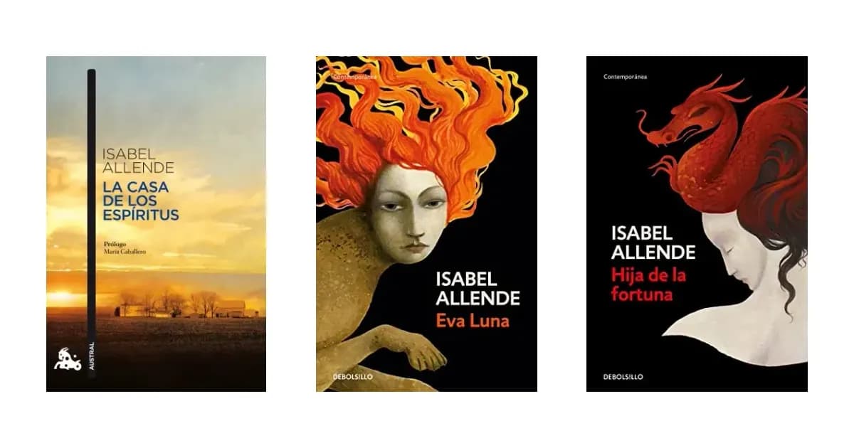 Imagem que representa a página do produto Melhores Livros Isabel Allende dentro da categoria livros.