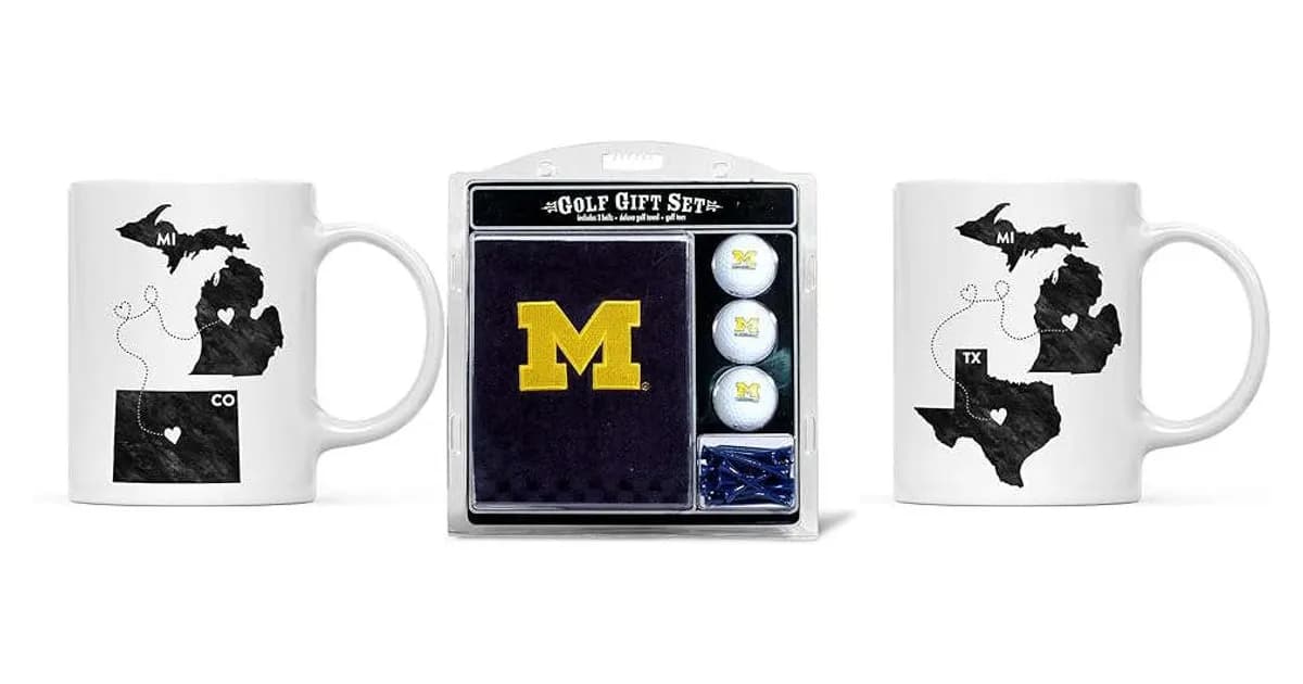 Image that represents the product page Michigan Gifts For Him inside the category men.