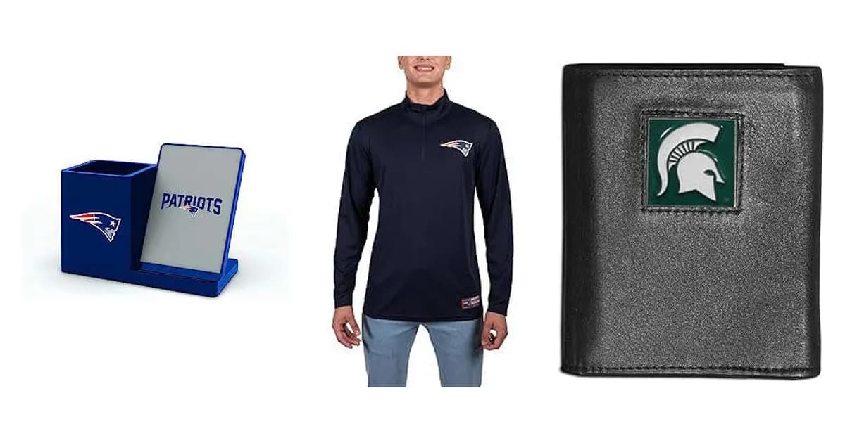 Image that represents the product page New England Patriots Gifts For Him inside the category men.