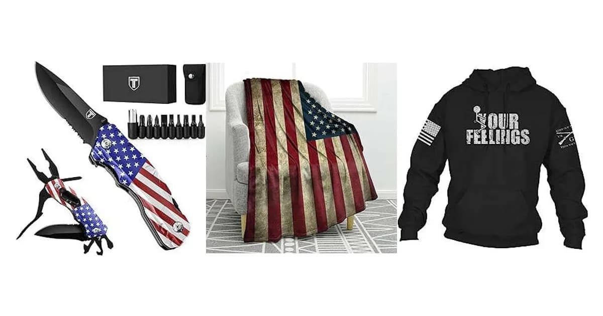 Image that represents the product page Patriotic Gifts For Him inside the category men.