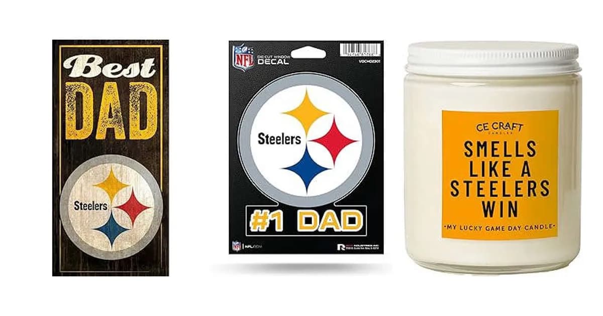 Image that represents the product page Steeler Gifts For Dad inside the category men.