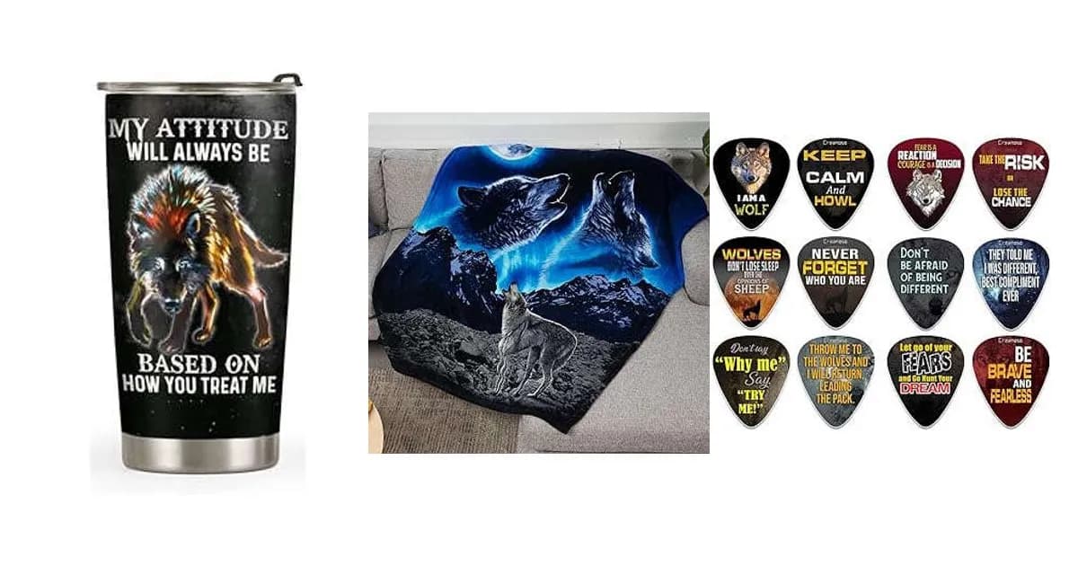 Image that represents the product page Wolf Gifts For Him inside the category men.