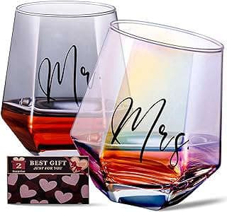 Imagen de Copas de Vino Mr&Mrs de la empresa All-American Gifts.
