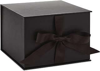 Imagen de Caja regalo negra grande de la empresa Amazon.com.