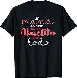 Imagen de Camiseta "Abuelita Sabe Todo" de la empresa Amazon.com.