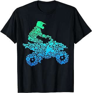 Imagen de Camiseta ATV Cuatrimoto Hombres Jóvenes de la empresa Amazon.com.