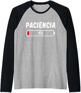 Imagen de Camiseta béisbol "Paciencia 1%" de la empresa Amazon.com.
