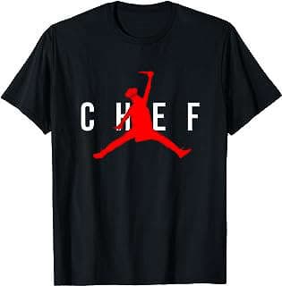 Imagen de Camiseta Chef con Cuchillo Saltando de la empresa Amazon.com.