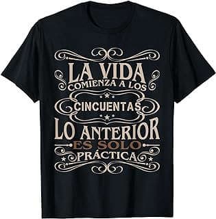 Imagen de Camiseta Cincuenta Años Cumpleaños de la empresa Amazon.com.