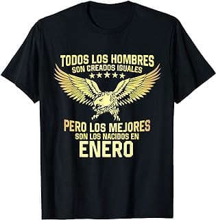 Imagen de Camiseta cumpleaños hombres enero de la empresa Amazon.com.