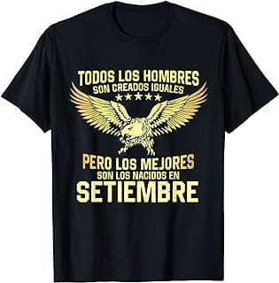 Imagen de Camiseta Cumpleaños Hombres Septiembre de la empresa Amazon.com.