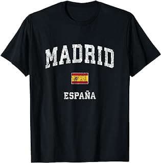 Imagen de Camiseta Deportiva Vintage Madrid de la empresa Amazon.com.