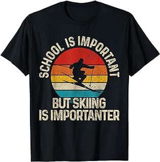 Imagen de Camiseta Divertida de Esquí de la empresa Amazon.com.