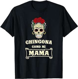 Imagen de Camiseta Feminista Chingona Calavera Frida de la empresa Amazon.com.