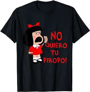 Imagen de Camiseta feminista Mafalda Piropo de la empresa Amazon.com.