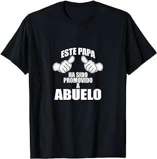 Imagen de Camiseta futuro abuelo español de la empresa Amazon.com.