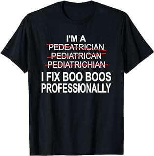 Imagen de Camiseta Graciosa de Pediatra de la empresa Amazon.com.