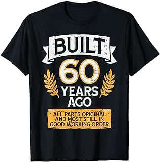Imagen de Camiseta Hombre 60 Años de la empresa Amazon.com.