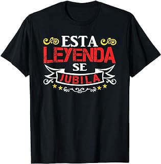 Imagen de Camiseta jubilación "Leyenda se retira" de la empresa Amazon.com.