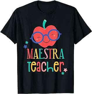 Imagen de Camiseta "Maestra" Bonita de la empresa Amazon.com.