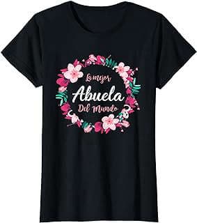 Imagen de Camiseta Mejor Abuela Mundo de la empresa Amazon.com.