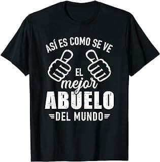 Imagen de Camiseta Mejor Abuelo del Mundo de la empresa Amazon.com.