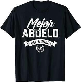 Imagen de Camiseta Mejor Abuelo Mundo de la empresa Amazon.com.