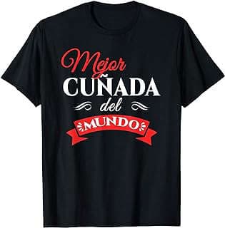Imagen de Camiseta Mejor Cuñada Mundo de la empresa Amazon.com.
