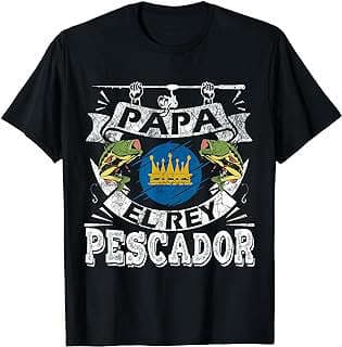 Imagen de Camiseta Papá Rey Pescador de la empresa Amazon.com.