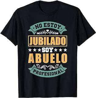 Imagen de Camiseta para Abuelos Jubilados de la empresa Amazon.com.