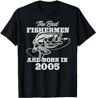 Imagen de Camiseta pescador 18 años de la empresa Amazon.com.