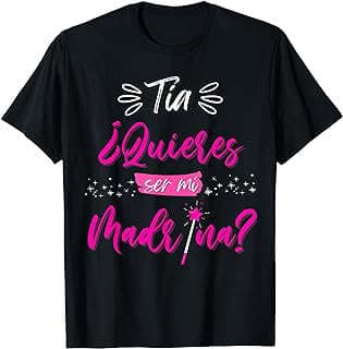 Imagen de Camiseta petición madrina tía de la empresa Amazon.com.