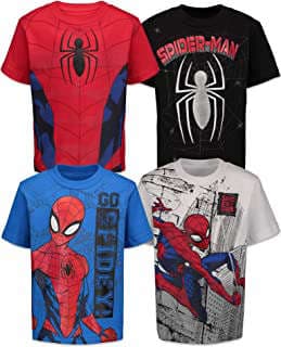 Imagen de Camisetas Spider-Man Niños Pack 4 de la empresa Amazon.com.