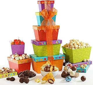 Imagen de Cesta de Chocolates y Snacks de la empresa Amazon.com.