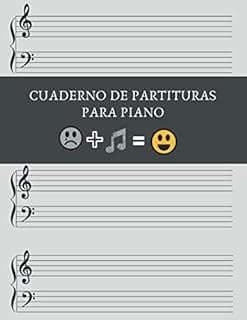 Imagen de Cuaderno de partituras piano. de la empresa Amazon.com.