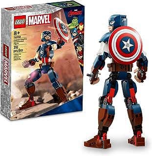 Imagen de Figura LEGO Capitán América de la empresa Amazon.com.