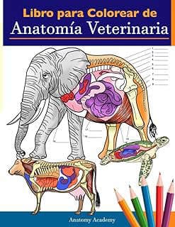 Imagen de Libro colorear anatomía veterinaria de la empresa Amazon.com.
