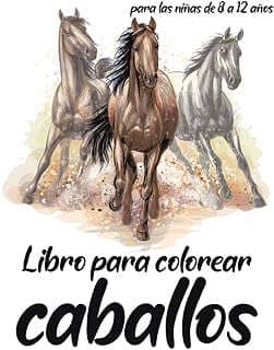 Imagen de Libro colorear caballos niñas de la empresa Amazon.com.