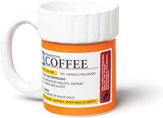 Imagen de Taza Café Forma Medicamento de la empresa Amazon.com.