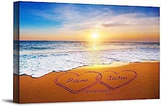 Imagen de Impresión personalizada amanecer playa de la empresa Bottega Arts.