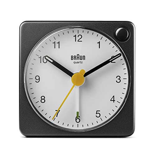 Imagen de Reloj Despertador de Viaje Analógico de la empresa Braun.